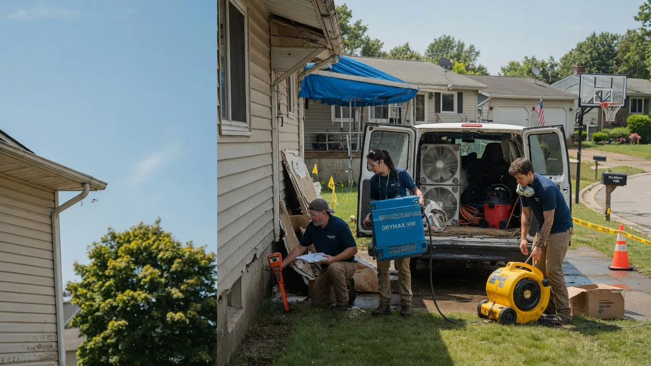 Ceiling Leak Cleanup in Richwood, OH near me